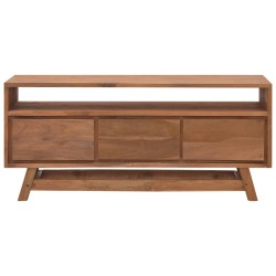 vidaXL Mueble para TV de madera maciza de mango 110x30x50 cm