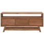 vidaXL Mueble para TV de madera maciza de mango 110x30x50 cm