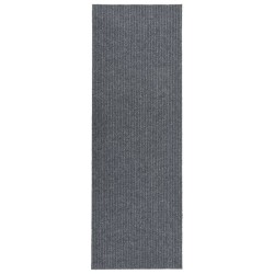 vidaXL Alfombra de pasillo atrapa suciedad 100x350 cm gris