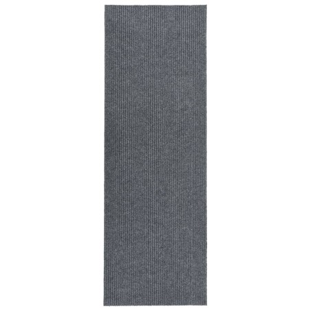 vidaXL Alfombra de pasillo atrapa suciedad 100x350 cm gris