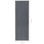 vidaXL Alfombra de pasillo atrapa suciedad 100x350 cm gris vidaXL Alfombra de pasillo atrapa suciedad 100x350 cm gris