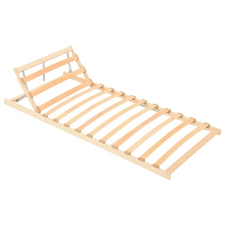 vidaXL Somier de láminas con cabezal ajustable de 13 listones 90x200cm