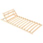 vidaXL Somier de láminas con cabezal ajustable de 13 listones 90x200cm
