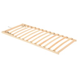 vidaXL Somier de láminas con cabezal ajustable de 13 listones 90x200cm
