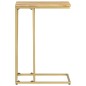 vidaXL Mesa auxiliar de madera maciza de mango 35x45x65 cm