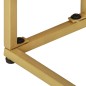 vidaXL Mesa auxiliar de madera maciza de mango 35x45x65 cm