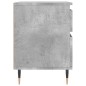 vidaXL Mesitas noche 2 uds madera ingeniería gris hormigón 40x35x50 cm vidaXL Mesitas noche 2 uds madera ingeniería gris hormigón 40x35x50 cm