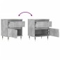 vidaXL Mesitas noche 2 uds madera ingeniería gris hormigón 40x35x50 cm vidaXL Mesitas noche 2 uds madera ingeniería gris hormigón 40x35x50 cm