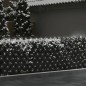 vidaXL Red luces Navidad 306 LEDs blanco frío 3x3 m interior/exterior