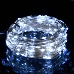 vidaXL Tira de luces con 150 LED blanco frío PVC 15 m