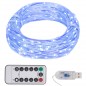 vidaXL Tira de luces LEDs con 150 LEDs azul 15 m PVC vidaXL Tira de luces LEDs con 150 LEDs azul 15 m PVC