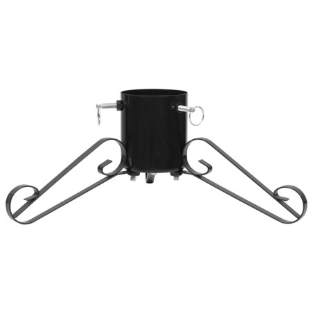 vidaXL Soporte para árbol de Navidad negro 58x58x21 cm