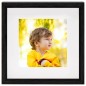 vidaXL Marco de foto caja 3D 5 uds negro 23x23 cm para foto 13x13 cm