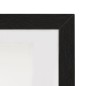 vidaXL Marco de foto caja 3D 5 uds negro 23x23 cm para foto 13x13 cm