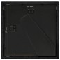 vidaXL Marco de foto caja 3D 5 uds negro 23x23 cm para foto 13x13 cm