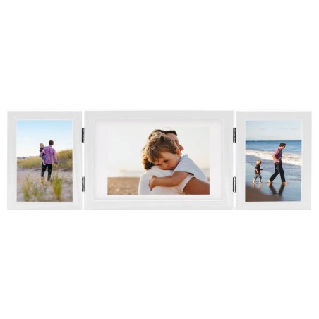 vidaXL Marco de foto collage triple blanco 28x18 cm+2x(13x18 cm)