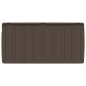 vidaXL Caja de cojines marrón 270 L 117x45,5x57,5 cm vidaXL Caja de cojines marrón 270 L 117x45,5x57,5 cm