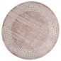 vidaXL Alfombra lavable antideslizante beige φ120 cm