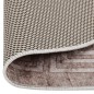 vidaXL Alfombra lavable antideslizante beige φ120 cm