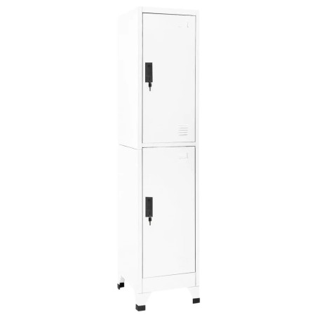 vidaXL Taquilla de acero blanco 38x45x180 cm