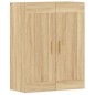 vidaXL Armarios de pared 2 uds madera de ingeniería roble Sonoma vidaXL Armarios de pared 2 uds madera de ingeniería roble Sonoma