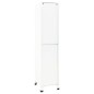 vidaXL Taquilla de acero blanco 38x45x180 cm vidaXL Taquilla de acero blanco 38x45x180 cm