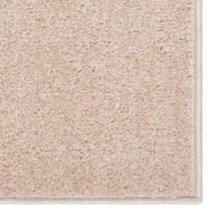 vidaXL Alfombra de pelo corto beige oscuro 200x290 cm