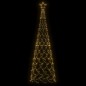 vidaXL Árbol de Navidad cónico 500 LED blanco cálido 100x300 cm vidaXL Árbol de Navidad cónico 500 LED blanco cálido 100x300 cm