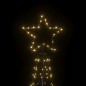 vidaXL Árbol de Navidad cónico 500 LED blanco cálido 100x300 cm vidaXL Árbol de Navidad cónico 500 LED blanco cálido 100x300 cm