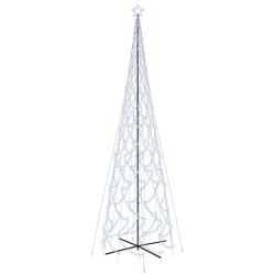 vidaXL Árbol de Navidad cónico 3000 LED blanco frío 230x800 cm