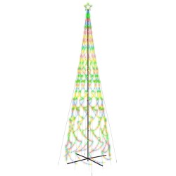 vidaXL Árbol de Navidad cónico 3000 LED de colores 230x800 cm