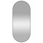 vidaXL Espejo de pared ovalado negro 30x70 cm vidaXL Espejo de pared ovalado negro 30x70 cm