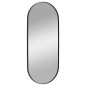 vidaXL Espejo de pared ovalado negro 30x70 cm vidaXL Espejo de pared ovalado negro 30x70 cm