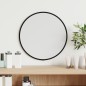 vidaXL Espejo de pared redondo negro Ø 30 cm vidaXL Espejo de pared redondo negro Ø 30 cm