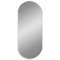 vidaXL Espejo de pared ovalado plateado 80x35 cm vidaXL Espejo de pared ovalado plateado 80x35 cm