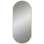 vidaXL Espejo de pared ovalado dorado 80x35 cm vidaXL Espejo de pared ovalado dorado 80x35 cm