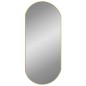 vidaXL Espejo de pared ovalado dorado 90x40 cm vidaXL Espejo de pared ovalado dorado 90x40 cm
