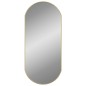 vidaXL Espejo de pared ovalado dorado 90x40 cm vidaXL Espejo de pared ovalado dorado 90x40 cm