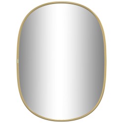 vidaXL Espejo de pared dorado 40x30 cm