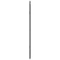 vidaXL Espejo de pared negro 50x35 cm