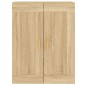 vidaXL Armarios de pared 2 uds madera de ingeniería roble Sonoma vidaXL Armarios de pared 2 uds madera de ingeniería roble Sonoma