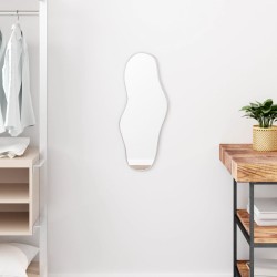 vidaXL Espejo de pared plateado 60x25 cm
