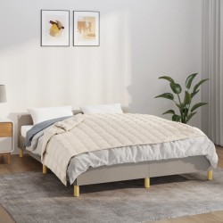 vidaXL Manta con peso tela color crema claro 138x200 cm 6 kg