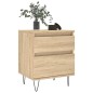 vidaXL Mesitas noche 2 uds madera ingeniería roble Sonoma 40x35x50 cm vidaXL Mesitas noche 2 uds madera ingeniería roble Sonoma 40x35x50 cm