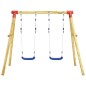 vidaXL Set de columpios de madera de pino 230x130x166 cm vidaXL Set de columpios de madera de pino 230x130x166 cm