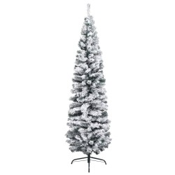 vidaXL Árbol de Navidad preiluminado con luces y bolas verde 180 cm