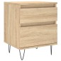 vidaXL Mesitas noche 2 uds madera ingeniería roble Sonoma 40x35x50 cm vidaXL Mesitas noche 2 uds madera ingeniería roble Sonoma 40x35x50 cm