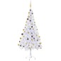 vidaXL Árbol de Navidad artificial con luces y bolas 620 ramas 180 cm vidaXL Árbol de Navidad artificial con luces y bolas 620 ramas 180 cm