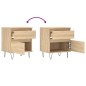 vidaXL Mesitas noche 2 uds madera ingeniería roble Sonoma 40x35x50 cm vidaXL Mesitas noche 2 uds madera ingeniería roble Sonoma 40x35x50 cm