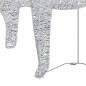 vidaXL Renos de Navidad 4 unidades 80 LED plateado vidaXL Renos de Navidad 4 unidades 80 LED plateado